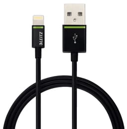 LIGHTNING USB CABLE 1M BLACK