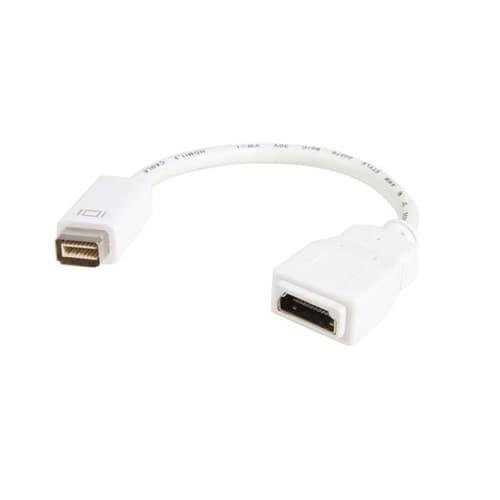 StarTech.com Mini DVI to HDMI Video Adapter for Macbooks and iMacs- M/F - MacBook Mini DVI Adapter - Mini DVI to HDMI Cable (MDVIHDMIMF) - Adapter - mini-DVI male to HDMI female - 20 cm - white - for P/N: HDMIROTMM6