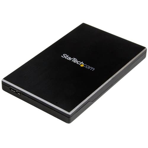 StarTech.com USB 3.1 (10 Gbps) Gen 2 External Hard Drive Enclosure for 2.5" SATA Drives - Portable Hard Drive Enclosure (S251BMU313) - Storage enclosure - 2.5" - SATA 6Gb/s - USB 3.1 (Gen 2) - black - for P/N: BNDTBUSB3142, PEXUS313AC2V, PEXUSB311A1E, PEXUSB311AC2, PEXUSB312A2, PEXUSB314A2V2