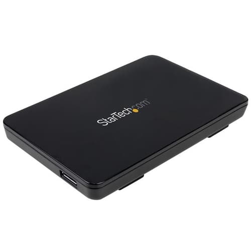 StarTech.com USB 3.1 (10Gbps) Tool-free Enclosure for 2.5" SATA Drives - Ultra-fast, Portable Data Storage - Lightweight Plastic (S251BPU313) - Storage enclosure - 2.5" - SATA 6Gb/s - USB 3.1 (Gen 2) - black - for P/N: BNDTBUSB3142, PEXUS313AC2V, PEXUSB311A1E, PEXUSB311AC2, PEXUSB312A2, PEXUSB314A2V2