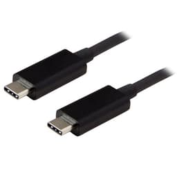 StarTech.com 3ft / 1m USB C to USB C Cable - USB 3.1 (10Gbps) - 4K - USB-IF - Charge and Sync - USB Type C to Type C Cable - USB Type C Cable (USB31CC1M) - USB cable - 24 pin USB-C (M) to 24 pin USB-C (M) - USB 3.1 - 1 m - black - for P/N: HB31C2A2CME, HB31C3A1CME, M2E1BRU31C, PEXUSB311AC3, SV211HDUC, SV221HUC4K