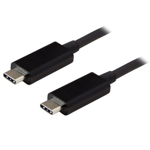 StarTech.com 3ft / 1m USB C to USB C Cable - USB 3.1 (10Gbps) - 4K - USB-IF - Charge and Sync - USB Type C to Type C Cable - USB Type C Cable (USB31CC1M) - USB cable - 24 pin USB-C (M) to 24 pin USB-C (M) - USB 3.1 - 1 m - black - for P/N: HB31C2A2CME, HB31C3A1CME, M2E1BRU31C, PEXUSB311AC3, SV211HDUC, SV221HUC4K