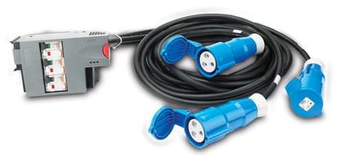APC Power Distribution Module - Automatic circuit breaker (plug-in module) - AC 400 V - 3-phase - output connectors: 3 - for P/N: SY16K48H-PDNB, SY32K48H-PDNB, SY48K48H-PDNB, SY64K96H-NB, SY96K160H-NB, SY96K96H-NB