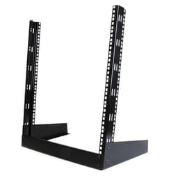 StarTech.com 12U Open Frame Network Rack - 19" 2 Post Free Standing Desktop Rack for Computer, AV, Media, IT, Data & Server Room Equipment (RK12OD) - Rack open frame - black - 12U - 19" - for P/N: CABCAGENUTS6, CABSCREWM52, CABSCREWSM6, CABSCRWM520, CABSCRWM620, CABSCRWS1224
