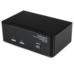 StarTech.com DVI KVM Switch with Audio & USB 2.0 Hub - 2-Port USB KVM Switch - 1920 x 1200 - Dual Monitor KVM Switch (SV231DD2DUA) - KVM / audio / USB switch - 2 x KVM / audio / USB - 1 local user - desktop - for P/N: IM12D1500P, SVA12M2NEUA, SVA12M5NA, USBDVI4N1A10, USBDVI4N1A6