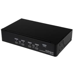 StarTech.com 4 Port DisplayPort KVM Switch w/ Audio - USB, Keyboard, Video, Mouse, Computer Switch Box for 2560x1600 DP Monitor (SV431DPUA) - KVM / audio / USB switch - 4 x KVM / audio / USB - 1 local user - desktop - for P/N: DP4N1USB6, IM12D1500P, SV431RACK, SVA12M2NEUA, SVA12M5NA