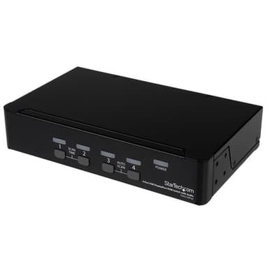 StarTech.com 4 Port DisplayPort KVM Switch w/ Audio - USB, Keyboard, Video, Mouse, Computer Switch Box for 2560x1600 DP Monitor (SV431DPUA) - KVM / audio / USB switch - 4 x KVM / audio / USB - 1 local user - desktop - for P/N: DP4N1USB6, IM12D1500P, SV431RACK, SVA12M2NEUA, SVA12M5NA