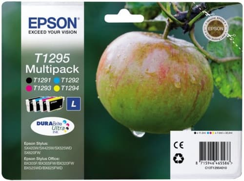 Epson T1295 Multipack - Print cartridge - 1 x black, yellow, cyan, magenta