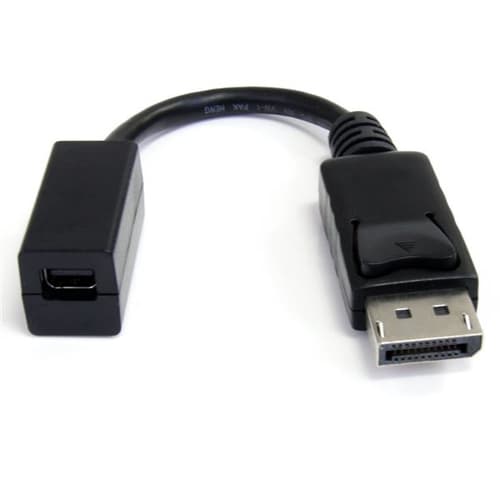StarTech.com 6in DisplayPort to Mini DisplayPort Video Cable Adapter (DP2MDPMF6IN) - DisplayPort adapter - DisplayPort (M) to Mini DisplayPort (F) - 15.2 cm - molded - for P/N: SV231DPU, SV231DPUA