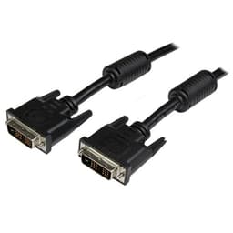 StarTech.com 1m DVID Single Link Cable M/M - DVI cable - single link - DVI-D (M) to DVI-D (M) - 1 m - molded, thumbscrews - black