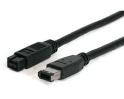 StarTech.com 6 ft IEEE-1394 Firewire Cable 9-6 M/M - IEEE 1394 cable - 6 pin FireWire (M) to FireWire 800 (M) - 6 ft - black - 1394_96_6 - IEEE 1394 cable - 6 PIN FireWire (M) to FireWire 800 (M) - 1.8 m - black - for P/N: BNDTB1394B3, EC1394B2, MPEX1394B3, PCI1394B_3, PEX1394B3, PEX1394B3LP