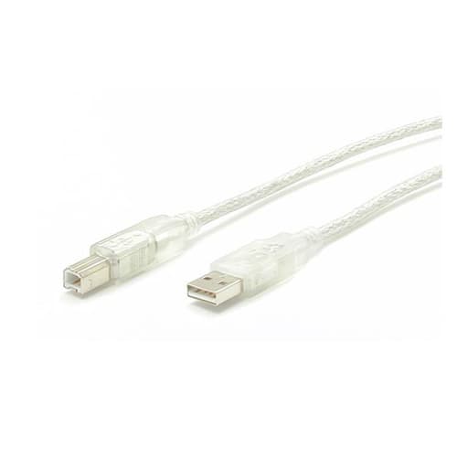 STARTECH 6 FT. TRANSPARENT USB CABLE