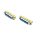 StarTech.com DB25 Slimline Gender Changer F/F - Serial / parallel gender changer - DB-25 (F) to DB-25 (F) - GC25SF - Serial / parallel gender changer - DB-25 (F) to DB-25 (F) - for P/N: PC6_1284, PMC10_1284 thumbnail 1