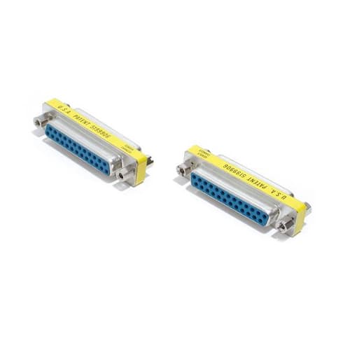 StarTech.com DB25 Slimline Gender Changer F/F - Serial / parallel gender changer - DB-25 (F) to DB-25 (F) - GC25SF - Serial / parallel gender changer - DB-25 (F) to DB-25 (F) - for P/N: PC6_1284, PMC10_1284 — image 1