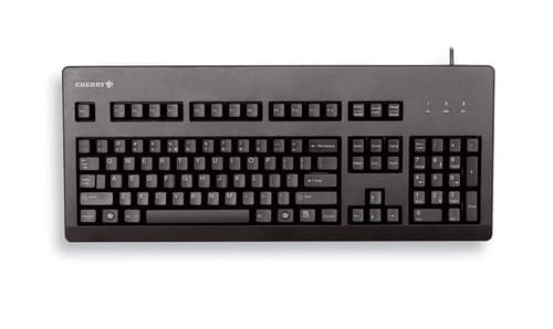 CHERRY G80-3000 - Keyboard - PS/2, USB - UK - black