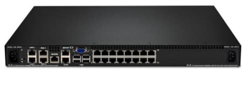 Lenovo Global 2x2x16 Console Manager - KVM switch - 16 x KVM port(s) - 2 local users - 2 IP users - rack-mountable - for System x3620 M3, x3950 X5 — view 1