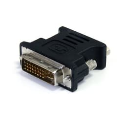 StarTech.com DVI to VGA Cable Adapter - Black - M/F - DVI-I to VGA Converter Adapter (DVIVGAMFBK) - VGA adapter - DVI-I (M) to HD-15 (VGA) (F) - molded, thumbscrews - black