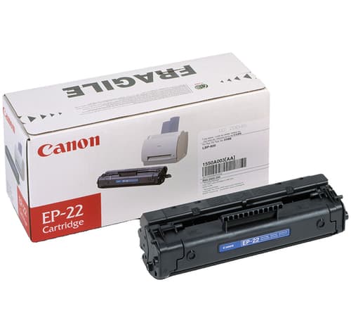 Canon EP-22 - 1550A003 - 1 x Black - Toner Cartridge - For Laser Shot LBP1120, LBP1110,1110 Premium,1110SE,1120,250,350,5585,800,810