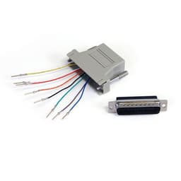 StarTech.com DB25 to RJ45 Modular Adapter - M/F - Serial adapter - DB-25 (M) to RJ-45 (F) - GC258MF - Serial adapter - DB-25 (M) to RJ-45 (F)