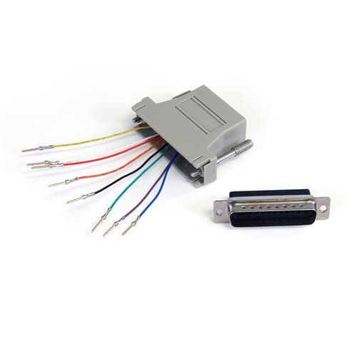 StarTech.com DB25 to RJ45 Modular Adapter - M/F - Serial adapter - DB-25 (M) to RJ-45 (F) - GC258MF - Serial adapter - DB-25 (M) to RJ-45 (F)