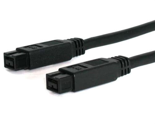 StarTech.com 10 ft 1394b Firewire 800 Cable 9-9 M/M - IEEE 1394 cable - FireWire 800 (M) to FireWire 800 (M) - 10 ft - black - 1394_99_10 - IEEE 1394 cable - FireWire 800 (M) to FireWire 800 (M) - 3 m - black - for P/N: BNDTB1394B3, EC1394B2, MPEX1394B3, PCI1394B_3, PEX1394B3 — view 2