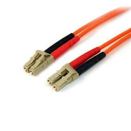 StarTech.com 10m Fiber Optic Cable - Multimode Duplex 50/125 - LSZH - LC/LC - OM2 - LC to LC Fiber Patch Cable - Patch cable - LC multi-mode (M) to LC multi-mode (M) - 10 m - fibre optic - duplex - 50 / 125 micron - orange - for P/N: GLCLHSMDSTTA, GLCSXMMDST, GLCSXMMDSTT, JD118BST, MASFP1GBSXST, SFP100BFXST