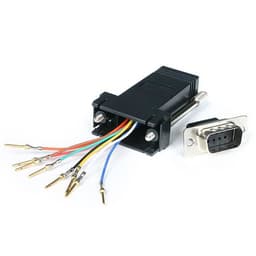 StarTech.com DB9 to RJ45 Modular Adapter - M/F - Serial adapter - DB-9 (M) to RJ-45 (F) - GC98MF - Serial adapter - DB-9 (M) to RJ-45 (F) - for StarTech.com 16 Port Enhanced RS232 Serial Console Server