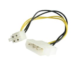 StarTech.com 6in LP4 to P4 Auxiliary Power Cable Adapter - LP4 to 4 pin ATX - Molex to P4 Adapter - LP4 to P4 (LP4P4ADAP) - Power adapter - 4 pin internal power (5V) (F) to 4 pin ATX12V (M) - 15.2 cm