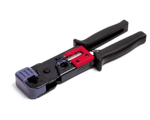 StarTech.com RJ45 RJ11 Crimp Tool with Cable Stripper - RJ45+RJ11 Strip & Crimp Tool - Crimp tool (RJ4511TOOL) - Crimp tool - for P/N: CRJ4550PK, WIRC6ASPATBL, WIRC6CMPBLU — view 2