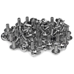 StarTech.com PC Mounting Computer Screws M3 x 1/4in Long Standoff - Screw kit - 0.2 in (pack of 50) - SCREWM3 - Screw kit - 6.3 mm (pack of 50) - for P/N: PCSCREWKIT