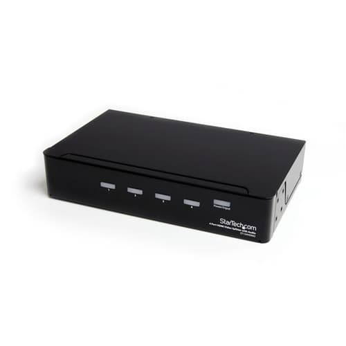 StarTech.com HDMI Splitter 1 In 4 Out - 1080p - 4 Port -Mounting Brackets - 1.3 Audio - HDMI Multi Port - HDMI Audio Splitter (ST124HDMI2) - Video splitter - 4 x HDMI + 4 x audio - desktop - for P/N: SVA12M2NEUA, SVA12M5NA