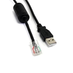 StarTech.com 6 ft Smart UPS Replacement USB Cable AP9827 - USB cable - USB (M) to RJ-45 (10 pin) (M) - 6 ft - black - USBUPS06 - USB cable - USB (M) to RJ-45 (10 pin) (M) - 1.8 m - black