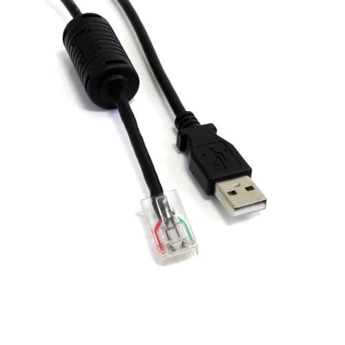 StarTech.com 6 ft Smart UPS Replacement USB Cable AP9827 - USB cable - USB (M) to RJ-45 (10 pin) (M) - 6 ft - black - USBUPS06 - USB cable - USB (M) to RJ-45 (10 pin) (M) - 1.8 m - black
