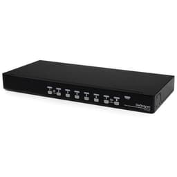 StarTech.com 8-Port USB KVM Swith with OSD - TAA Compliant - 1U Rack Mountable VGA KVM Switch (SV831DUSBU) - KVM switch - 8 x KVM port(s) - 1 local user - desktop - for P/N: RK3236BKF, RKCONS1701, RKCONS17HD, RKCONS1901, RKCONS1908K, RKCONS1916K, RKQMCAB12V2