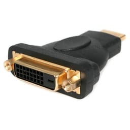 StarTech.com HDMI Male to DVI Female - HDMI to DVI-D Adapter - Bi-Directional - DVI to HDMI (HDMIDVIMF) - Adapter - dual link - HDMI male to DVI-D female - black - for P/N: DK31C3HDPD, DK31C3HDPDUE, SV221HUC4K, SV231DHU34K6, SV231HU34K6, SV431HU34K6