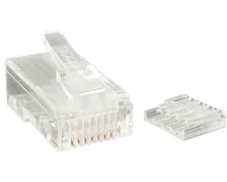StarTech.com Cat 6 RJ45 Stranded Modular Plug Connector - 50 Pack (CRJ45C6STR50) - Network connector - RJ-45 (M) - CAT 6 - stranded - clear (pack of 50) - for P/N: R300WN22MO5E, R300WN22MO5G, R300WN22MOD, R300WN22MOD5, R300WN22ODE, R300WN22ODG