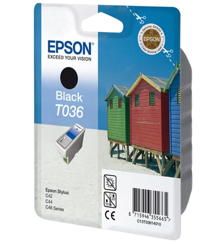 Epson T036 - Print cartridge - 1 x black - 330 pages — view 1