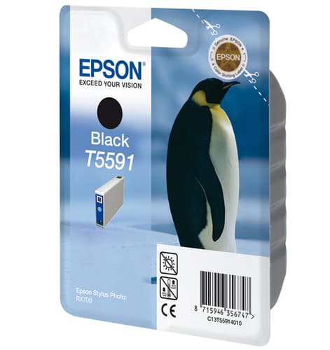 Epson T5591 - Print cartridge - 1 x black