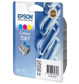 Epson T067 - Print cartridge - 1 x colour (cyan, magenta, yellow) - 220 pages