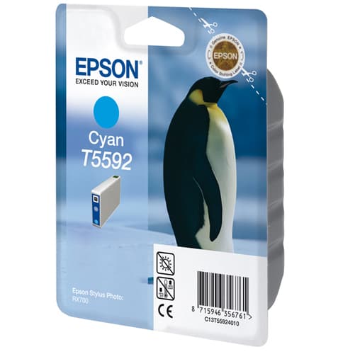 Epson T5592 - Print cartridge - 1 x cyan