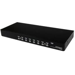 StarTech.com 8 Port 1U RackMount USB PS/2 KVM Switch with OSD - KVM switch - 8 x KVM port(s) - 1 local user - desktop - for P/N: RK3236BKF