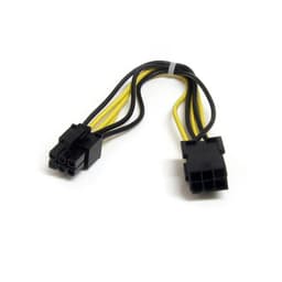 StarTech.com 8in 6 pin PCI Express Power Extension Cable - Power extension cable - 6 pin PCIe power (M) to 6 pin PCIe power (F) - 7.9 in - black - PCIEPOWEXT - Power extension cable - 6 pin PCIe power (M) to 6 pin PCIe power (F) - 20 cm - black