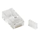 StarTech.com Cat 6 RJ45 Modular Plug for Solid Wire - 50 Pack (CRJ45C6SOL50) - Network connector - RJ-45 (M) - CAT 6 - clear (pack of 50) - for P/N: WIRC6CMPBLU thumbnail 1