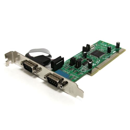 StarTech.com 2 Port PCI RS422/485 Serial Adapter Card with 161050 UART - Serial adapter - PCI-X - RS-422/485 x 2 - PCI2S4851050 - Serial adapter - PCI-X - RS-422/485 x 2