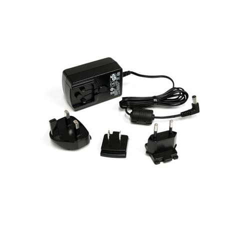 StarTech.com DC Adapter - 12V Adapter - 1.5A - Universal Power Adapter - AC Adapter - DC Power Supply - DC Power Cord - Replacement Adapter (IM12D1500P) - Power adapter - AC 100-240 V - black - for P/N: IES81GW, ST121HDBTL, ST121HDBTSC, SV231DPDDUA2, SV431DPDDUA2, SV431DPUA2, SVA12M5NA