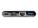Eaton Tripp Lite Series USB C to HDMI Multiport Video Adapter Converter w/ USB-A Hub, USB-C PD Charging, Gigabit Ethernet Port, USB Type C to HDMI, USB Type-C