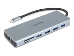DICOTA - Docking station - USB-C - DP, HDMI - 1GbE