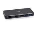 C2G USB-C 7-in-1 Dual Display MST Docking Station with HDMI, DisplayPort, Ethernet, USB, and Power Delivery up to 100W - 4K 60Hz - Docking station - USB-C - HDMI, DP - 1GbE