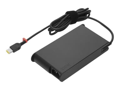 Lenovo - Power adapter - slim - AC 100-240 V - 230 Watt - black - for ThinkPad P1 Gen 5, P15v Gen 2, P15v Gen 3, P16 Gen 1, T15p Gen 2, X1 Extreme Gen 5