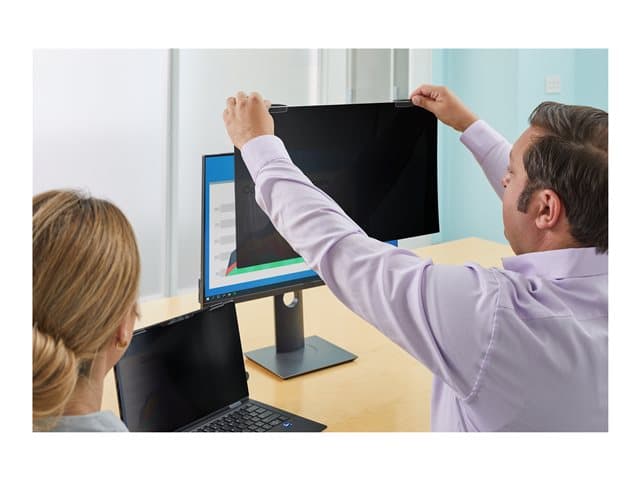 3M - Display privacy filter - removable - magnetic - 24" — view 4